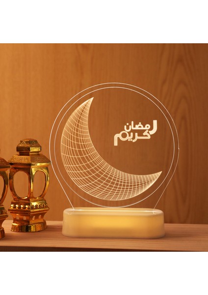 3 I LED Lambası Lantern, Tasarruf ,, 16.3X19CM Ay (Yurt Dışından) fırsatları