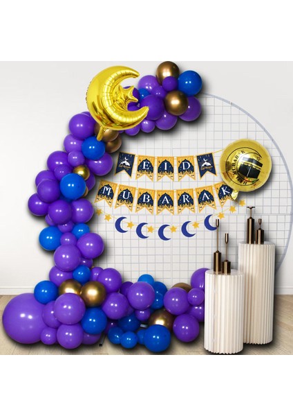 Eid Mubarak Balonları 2022 Ramazan Dekorasyonu A (Yurt Dışından) modelleri