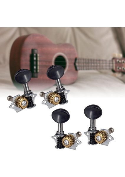 4 1:18 Ukulele Mandalları Enstrüman Malzemeleri Kafaları Açılış (Yurt Dışından) fırsatları