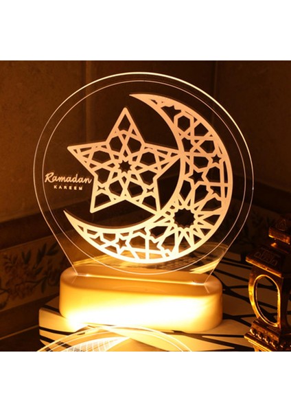 3D Ramazan Eid Mü LED Lambası I -, 16.3X19CM (Yurt Dışından) indirimleri