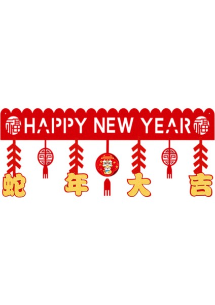 Çin Yılı Banner Garland 2025 Kapı Asılı Dekorasyon C (Yurt Dışından) modelleri