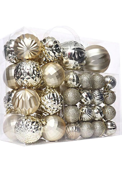 46X Noel Topları Kendin Yap Düğün Nişan Iç Mekan Şampanyası Için Noel Ağacı Süsleri (Yurt Dışından) indirimleri