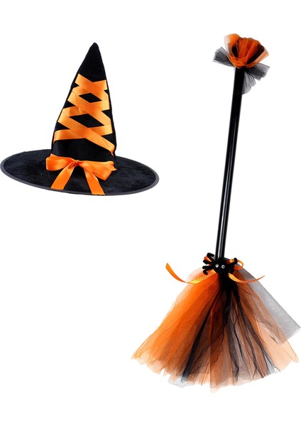 Cadılar I Cadı Süpürge Ş Parti Hediyeleri Festival Fotoğraf Aksesuarları Turuncu (Yurt Dışından) indirimleri