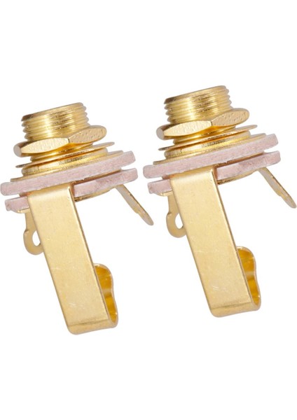 2 Elektrik Bas Pirinç 6.35MM 1/4" Mono Jak Fişın (Yurt Dışından) indirimleri