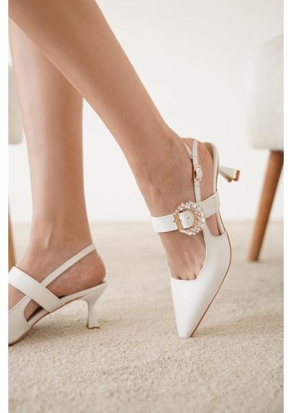 Ibiza Lüx Toka Detaylı Kadın Topuklu Ayakkabı fırsatları
