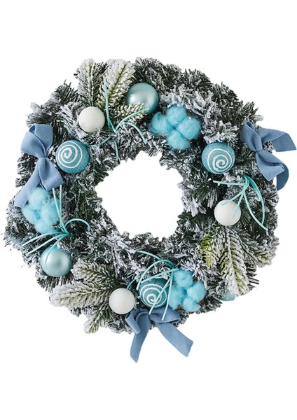 Noel Çelengi Ön Kapı Için Noel Çelengi Çiftlik Evi Ev Dekoru Tatil Çelengi Çapı 40CM (Yurt Dışından)