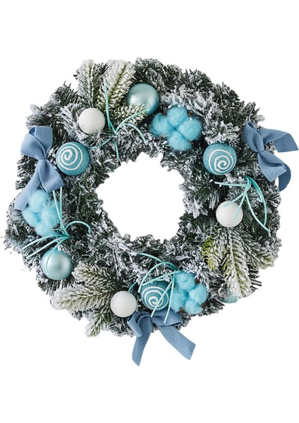 Noel Çelengi Ön Kapı Için Noel Çelengi Çiftlik Evi Ev Dekoru Tatil Çelengi Çapı 40CM (Yurt Dışından) fırsatları