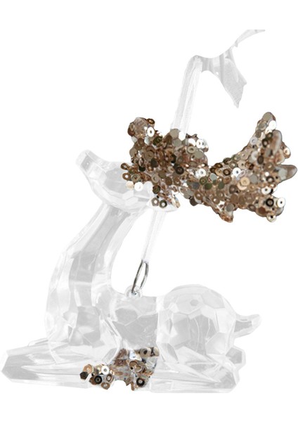 Noel Ağacı Kolye Noel Asılı Dekorasyon Duvar Tatil Iç Mekan Oturma Elk (Yurt Dışından)