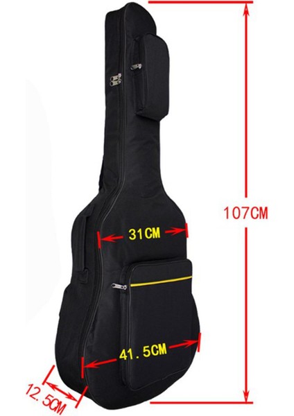 Gig Bag Taşınabilir Su Geçirmez 41 "akustik Taşıma Çantası (Yurt Dışından) fırsatları