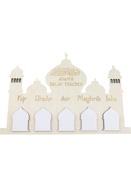 Ramazan Advent Takvimi Mesaj Panosu Dıy Kale Dekorasyon Ahşap (Yurt Dışından)