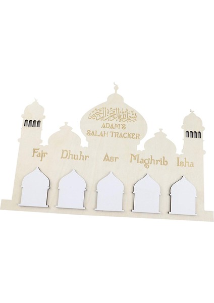 Ramazan Advent Takvimi Mesaj Panosu Dıy Kale Dekorasyon Ahşap (Yurt Dışından) fiyatları