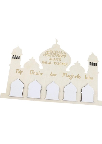 Ramazan Advent Takvimi Mesaj Panosu Dıy Kale Dekorasyon Ahşap (Yurt Dışından) indirimleri