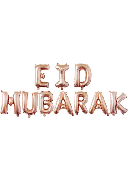 Eid Mubarak Banner Balonlar Ramazan Festivali Parti Dekorasyonu (Yurt Dışından) fiyatları