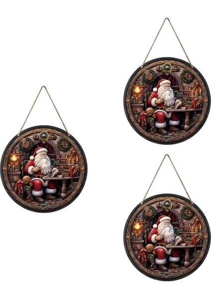 3 Noel Baba Süsleri Noel Süsleri Ağaç Için (Yurt Dışından)