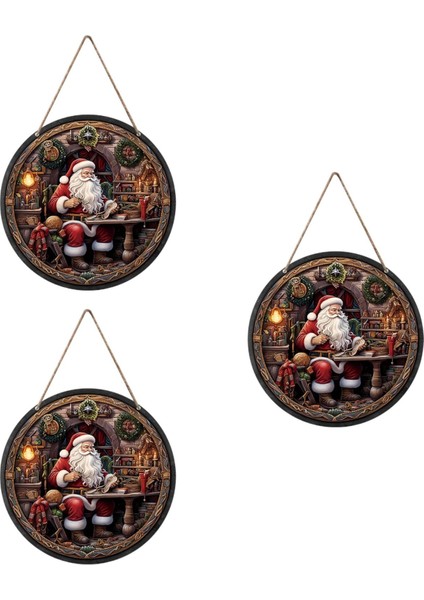 3 Noel Baba Süsleri Noel Süsleri Ağaç Için (Yurt Dışından) fiyatları