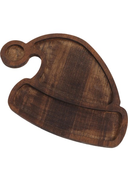 Noel Servis Tepsisi Ev Ahşap Meyve Tabağı Sandviç Kek Kurabiye Noel Baba Şapkası (Yurt Dışından) modelleri