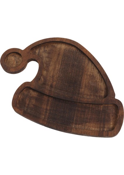 Noel Servis Tepsisi Ev Ahşap Meyve Tabağı Sandviç Kek Kurabiye Noel Baba Şapkası (Yurt Dışından) fırsatları