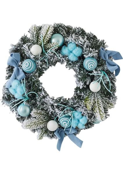 Noel Çelengi Ön Kapı Için Noel Çelengi Çiftlik Evi Ev Dekoru Tatil Çelengi Çapı 40CM (Yurt Dışından) indirimleri