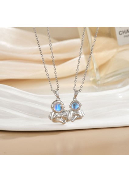 Yeni Titanyum Çelik Renk Kaybetmez Ruh Kolye Kadın Mizaç Basit Şanslı Çim Köprücük Kemiği Zinciri Niş Tasarım Kolye Takı (Yurt Dışından)