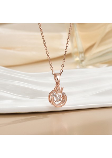 Yeni Titanyum Çelik Renk Kaybetmez Ruh Kolye Kadın Mizaç Basit Şanslı Çim Köprücük Kemiği Zinciri Niş Tasarım Kolye Takı (Yurt Dışından)