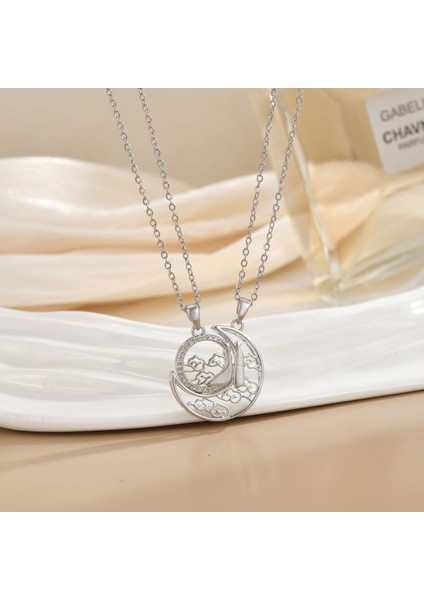 Yeni Titanyum Çelik Renk Kaybetmez Ruh Kolye Kadın Mizaç Basit Şanslı Çim Köprücük Kemiği Zinciri Niş Tasarım Kolye Takı (Yurt Dışından)