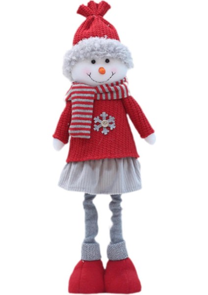 Noel Bebek Dekorasyonu Sevimli Noel Süsü Oturma Odası Raf Kapı Kardan Adam (Yurt Dışından)