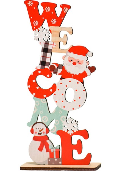 Noel Üstü Dekorasyonu Festival Süsleme Oyuncakları Dekoratif Hoş Geldiniz (Yurt Dışından) fiyatları