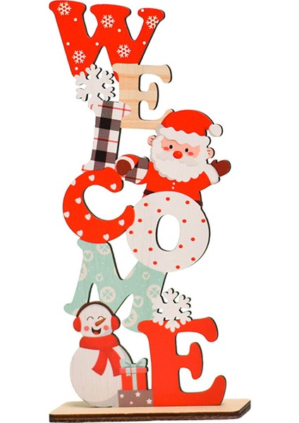 Noel Üstü Dekorasyonu Festival Süsleme Oyuncakları Dekoratif Hoş Geldiniz (Yurt Dışından) fırsatları