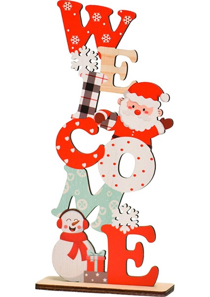 Noel Üstü Dekorasyonu Festival Süsleme Oyuncakları Dekoratif Hoş Geldiniz (Yurt Dışından) indirimleri