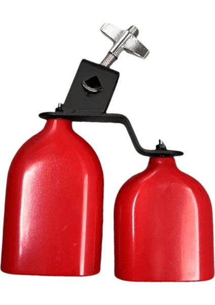 Rekabetçi Grupları Için Yüksek ve Alçak Ton Inek Çanı Perküsyon Enstrümanı Kırmızı (Yurt Dışından) fırsatları