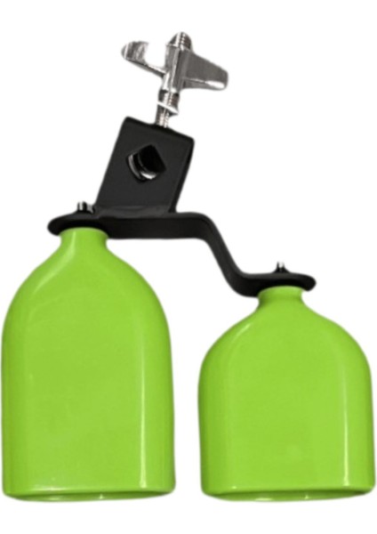 Rekabetçi Grupları Için Yüksek ve Alçak Ton Inek Çanı Perküsyon Enstrümanı Yeşil (Yurt Dışından)