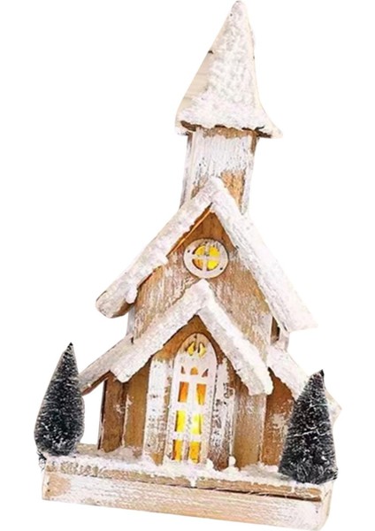 Üstü Için Işı Ahşap Noel 15.7x7.5inch (Yurt Dışından) fiyatları