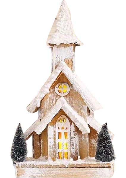 Üstü Için Işı Ahşap Noel 15.7x7.5inch (Yurt Dışından) modelleri