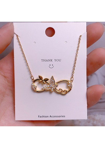 Yeni Bakır Kaplama Gerçek Altın Australopithecine Sıcaklığa Duyarlı Güneş Ay Kolye Mikro Set Zirkonya Titanyum Çelik Kolye (Yurt Dışından)