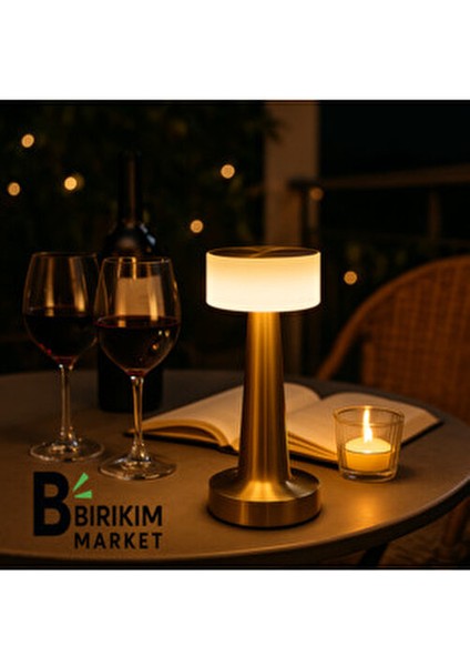 Dokunmatik Led Masa Lambası - 3 Renk Modlu indirimleri