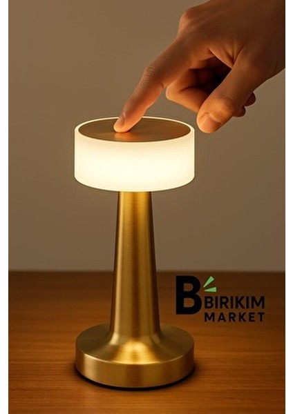 Dokunmatik Led Masa Lambası - 3 Renk Modlu