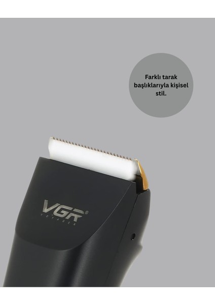 Şarjlı Tıraş Makinesi – Dijital Ekranlı Ipx7 Su Geçirmez Titanyum Bıçaklı - ?78?02E3-6G9 modelleri