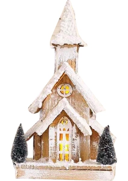 Üstü Için Işı Ahşap Noel 15.7x7.5inch (Yurt Dışından) fırsatları