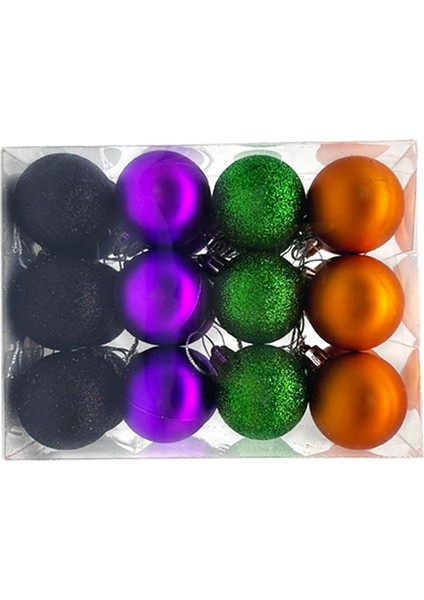 24 Çelenk Yıldönümü Kutlaması Için Noel Topları Süslemeleri Kar (Yurt Dışından)