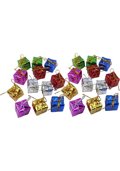 24X Ğı Küçük Hediye Kutuları Parlak Asılı Süslemeler Ğı Için 2,5 cm (Yurt Dışından) fırsatları