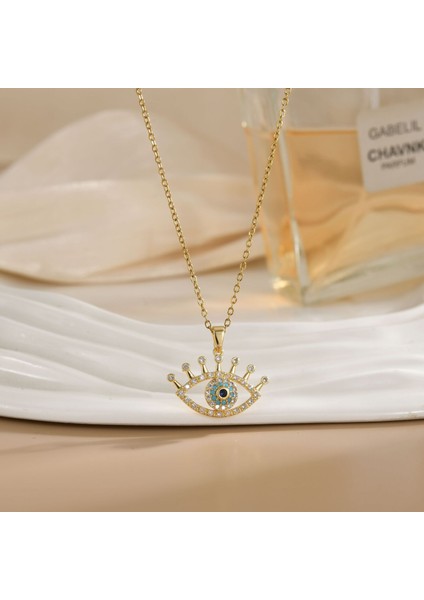 Yeni Kıdemli Işık Duygusu Lüks Mikro Set Zirkonya Bakır 18 Ayar Altın Kaplama Kolye Kolye Köprücük Kemiği Zinciri Takı ile Kadın Moda (Yurt Dışından)