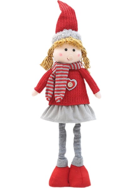 Noel Bebek Figürü Noel Süsü Ayakta Duran Bebek Kız (Yurt Dışından)