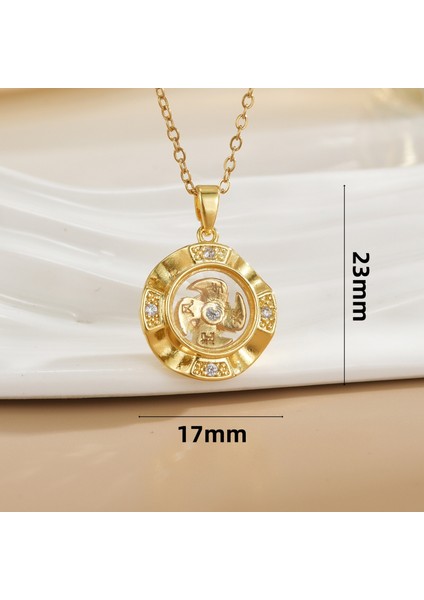 Yeni Işık Lüks Moda Yıldız Gezegen Şekli Tasarım Kolye Kadın Titanyum Çelik Köprücük Kemiği Zinciri Kozmik Yıldız Nehir Kolye Mücevher (Yurt Dışından)