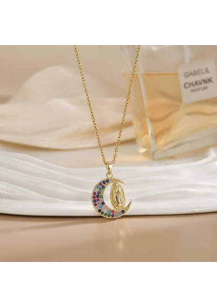 Yeni Titanyum Çelik Köprücük Kemiği Zinciri Dönen Kolye Kolye Kadın Yüz Aksesuarlı (Yurt Dışından)