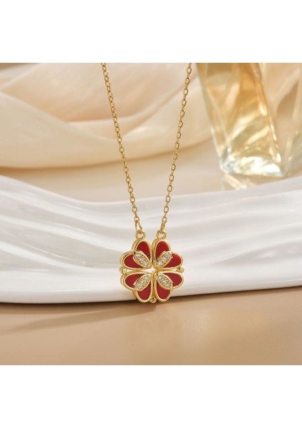 Yeni Kıdemli Işık Duygusu Lüks Mikro Set Zirkonya Bakır 18 Ayar Altın Kaplama Kolye Kolye Köprücük Kemiği Zinciri Takı ile Kadın Moda (Yurt Dışından)