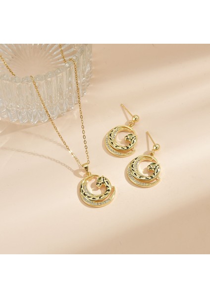 Yeni Işık Lüks Moda Yıldız Gezegen Şekli Tasarım Kolye Kadın Titanyum Çelik Köprücük Kemiği Zinciri Kozmik Yıldız Nehir Kolye Mücevher (Yurt Dışından)