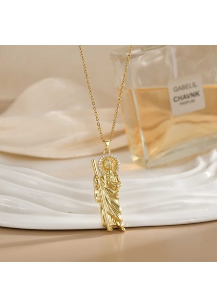 Yeni Titanyum Çelik Köprücük Kemiği Zinciri Dönen Kolye Kolye Kadın Yüz Aksesuarlı (Yurt Dışından)