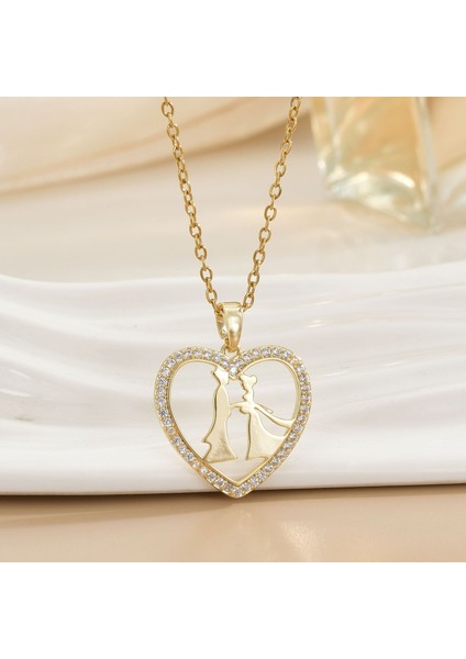 Yeni Basit Titanyum Çelik Kolye Kadın 18K Gül Altın Dört Yapraklı Yonca Kolye Ins Gelgit Net Kırmızı Patlama Modelleri Köprücük Kemiği Zinciri (Yurt Dışından)