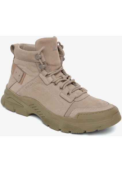 Erkek Koyu Vizon Hakiki Deri Casual Bot 4K1UB14992L