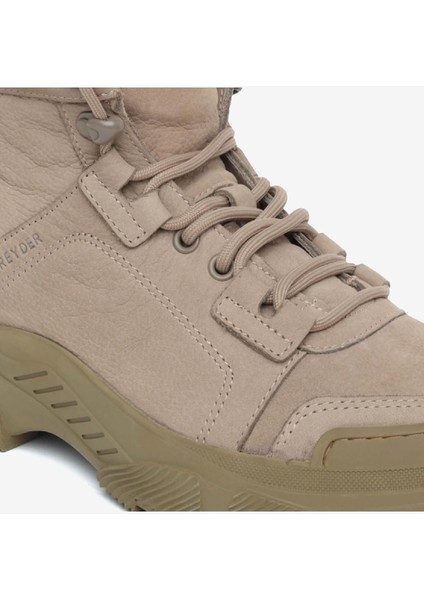 Erkek Koyu Vizon Hakiki Deri Casual Bot 4K1UB14992L